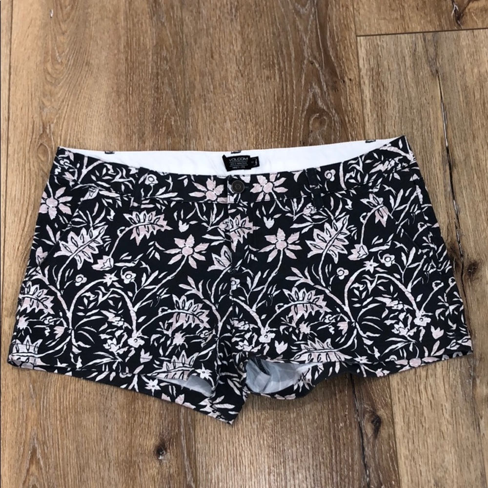 Volcom Floral Jean Shorts